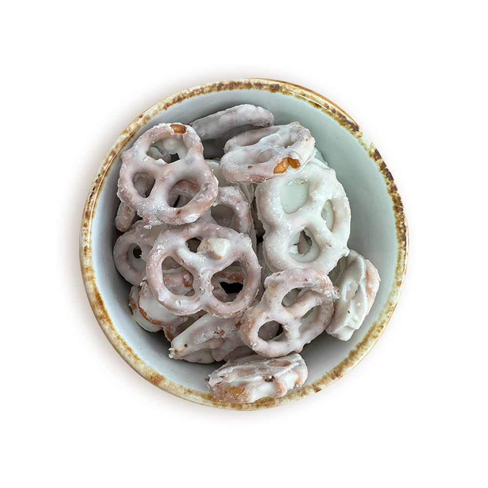 PRETZEL CON CHOCOLATE BLANCO
