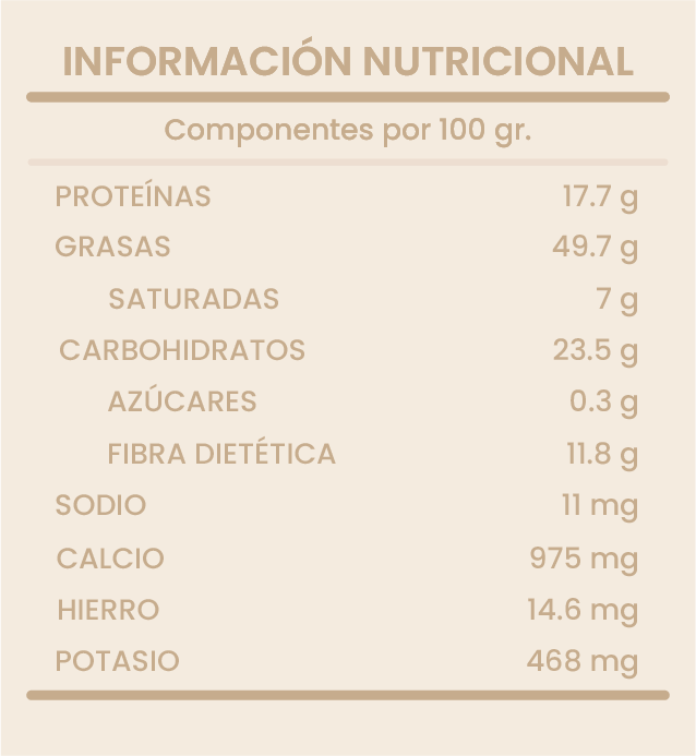 AJONJOLÍ NATURAL