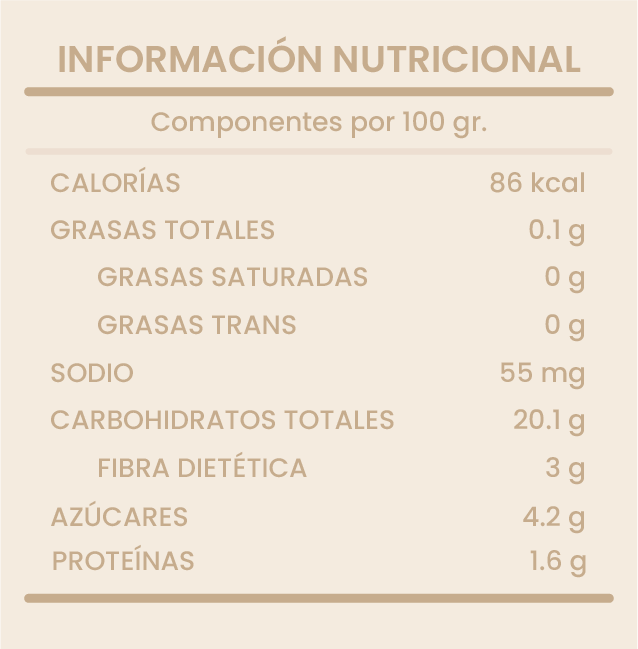 CAMOTE NATURAL