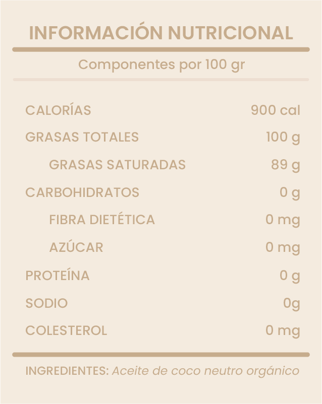 ACEITE DE COCO